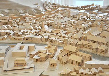 Stadtentwicklung Miniaturmodell