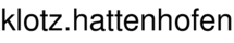 klotz.hattenhofen